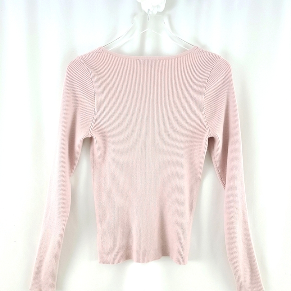 Express Ribbed Scoop Neck Sweater - Picture 8 of 10